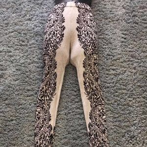 Bcbg printed tights with once